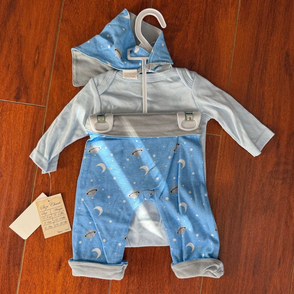 Harry & Violet 3 pc Set 0-3m - Picture 4 of 4